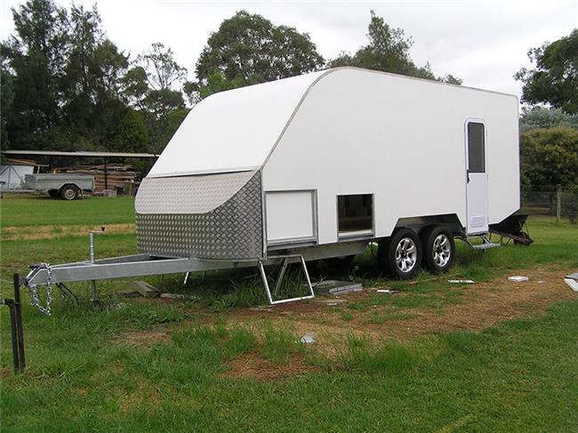 Holypan with standard painting used for caravan