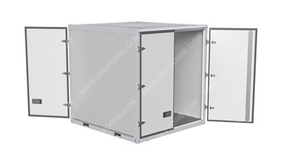 Toplu Sipariş İçin Cam Elyaf Takviyeli PP Petek Panelden Üretilen Taşınabilir Saklama Kapları